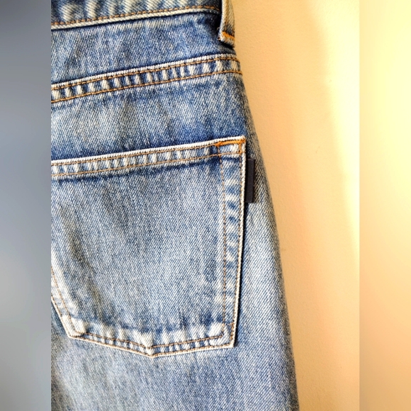 NEW AUTHENTIC Yves Saint Laurent Long Denim Skirt - Picture 7 of 12